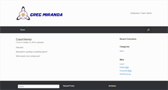 Desktop Screenshot of gregmiranda.com